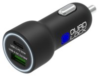 Quad Lock Dual USB (C+A) Car Charger 48W