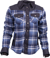 Queen Kerosin Troublemaker Blanko Adventure Ladies Shirt,  blue,  Size 2XL for Women