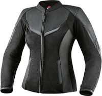 Rebelhorn Rocket Ladies Motorcycle Leather / Textile Jacket,  black,  Size S for Women,  black,  Size S for Women