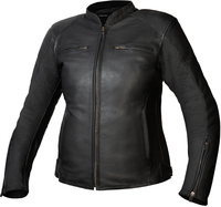 Rebelhorn Runner II Ladies Motorcycle Leather Jacket,  black,  Size M for Women,  black,  Size M for Women