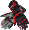 Rebelhorn ST II Long Ladies Motorcycle Gloves,  black-grey-red,  Size M for Women,  black-grey-red,  Size M for Women