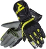 Rebelhorn ST II Long Ladies Motorcycle Gloves,  black-grey-yellow,  Size M for Women,  black-grey-yellow,  Size M for Women
