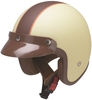Redbike RB 752 Vanilla Jet Helmet,  white-brown-beige,  Size L,  white-brown-beige,  Size L