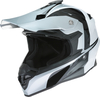 Rocc 711 Motocross Helmet,  white-silver,  Size M,  white-silver,  Size M