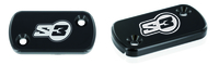 S3 Clutch Master-Cylinder Cover Black AJP,  black