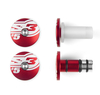 S3 End 5 Bar Ends Ø12mm Red,  red