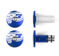 S3 End 5 Bar Ends Ø14mm Blue