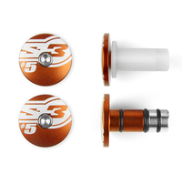 S3 End 5 Bar Ends Ø14mm Orange