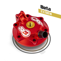 S3 Extreme Enduro Cylinder Head & Insert Kit Low Compression - Red Beta RR250,  red