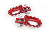 S3 Hard Rock Footrests Aluminium Red,  red