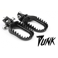 S3 Punk Footrests Steel,  black,  black