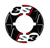S3 Rear Sprocket Stickers 41/42/43/44 Teeth Red,  red