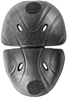 SAS-TEC SC-1/81 Shoulder/Elbow Protectors with hook and loop fastener,  black,  black,  Size One Size
