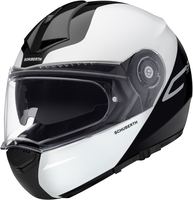 Schuberth C3 Pro Split Helmet,  black-white,  Size L,  black-white,  Size L