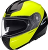Schuberth C3 Pro Split Helmet,  black-yellow,  Size L,  black-yellow,  Size L