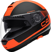 Schuberth C4 Legacy Helmet,  black-orange,  Size S,  black-orange,  Size S