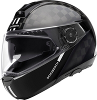 Schuberth C4 Pro Carbon Fusion Helmet,  black-white,  Size 2XL,  black-white,  Size 2XL