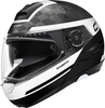 Schuberth C4 Pro Carbon Tempest Helmet,  black-white,  Size M,  black-white,  Size M