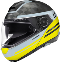 Schuberth C4 Pro Carbon Tempest Helmet,  black-yellow,  Size 2XL,  black-yellow,  Size 2XL
