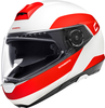 Schuberth C4 Pro Fragment Helmet,  white-red,  Size 2XL,  white-red,  Size 2XL