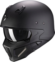 Scorpion Covert-X Solid Helmet,  black,  Size M,  black,  Size M