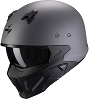 Scorpion Covert-X Solid Helmet,  grey,  Size M,  grey,  Size M