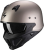 Scorpion Covert-X Solid Helmet,  silver,  Size XL,  silver,  Size XL