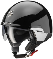 Scorpion Exo 100 Padova II Jet Helmet,  black,  Size S,  black,  Size S