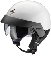 Scorpion Exo 100 Solid Jet Helmet,  white,  Size S,  white,  Size S