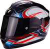 Scorpion Exo 1200 Air Fulgur Helmet,  black-white-red,  Size XS,  black-white-red,  Size XS