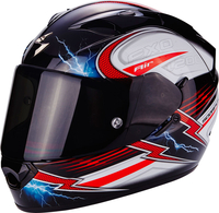 Scorpion Exo 1200 Air Fulgur Helmet,  black-white-red,  Size XS,  black-white-red,  Size XS