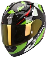 Scorpion Exo 1200 Air Stella Helmet,  black-red-green,  Size S,  black-red-green,  Size S