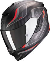 Scorpion EXO 1400 Air Attune Helmet,  black-red,  Size L,  black-red,  Size L
