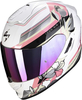Scorpion EXO 1400 Air Gaia Helmet,  white-pink,  Size XS for Women,  white-pink,  Size XS for Women