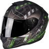 Scorpion EXO 1400 Air Picta Helmet,  black-green,  Size XL,  black-green,  Size XL
