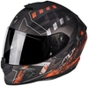 Scorpion EXO 1400 Air Picta Helmet,  black-orange,  Size L,  black-orange,  Size L
