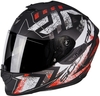 Scorpion EXO 1400 Air Picta Helmet,  black-red,  Size S,  black-red,  Size S