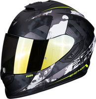 Scorpion EXO 1400 Air Sylex Helmet,  black-silver,  Size 2XL,  black-silver,  Size 2XL