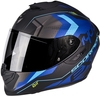 Scorpion EXO 1400 Air Trika Helmet,  black-blue,  Size XS,  black-blue,  Size XS