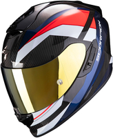 Scorpion EXO 1400 Carbon Air Legione Helmet,  black-red-blue,  Size XL,  black-red-blue,  Size XL