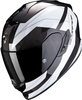 Scorpion EXO 1400 Carbon Air Legione Helmet,  black-white,  Size XL,  black-white,  Size XL