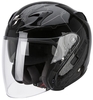 Scorpion Exo 220 Ion Jet Helmet,  black-silver,  Size XS,  black-silver,  Size XS