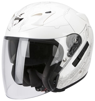 Scorpion Exo 220 Ion Jet Helmet,  white-silver,  Size XS,  white-silver,  Size XS