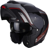 Scorpion Exo 3000 Air Stroll Helmet,  black-red,  Size XS 54 55,  black-red,  Size XS 54 55