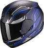 Scorpion Exo 390 Boost Helmet,  black-blue,  Size XS,  black-blue,  Size XS