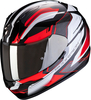 Scorpion Exo 390 Boost Helmet,  black-white-red,  Size XS,  black-white-red,  Size XS