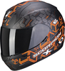 Scorpion Exo 390 Cube Helmet,  black-orange,  Size M,  black-orange,  Size M