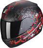 Scorpion Exo 390 Cube Helmet,  black-red,  Size L,  black-red,  Size L