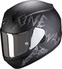 Scorpion Exo 390 Oneway Helmet,  black-silver,  Size 2XL,  black-silver,  Size 2XL