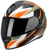 Scorpion Exo 510 Air Fujin Helmet,  black-green-orange,  Size XS,  black-green-orange,  Size XS